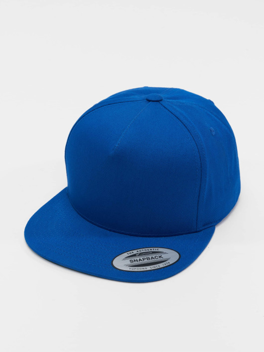 Flexfit Casquette Snapback & Strapback Classic 5 Panel bleu
