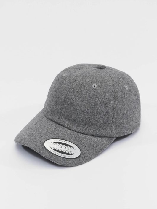 Flexfit Casquette Snapback & Strapback Low Profile Melton gris