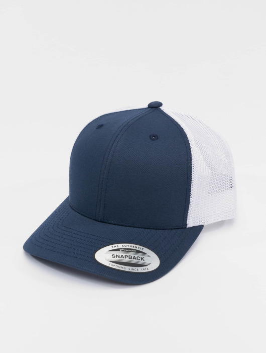 Flexfit Casquette Trucker mesh Retro bleu