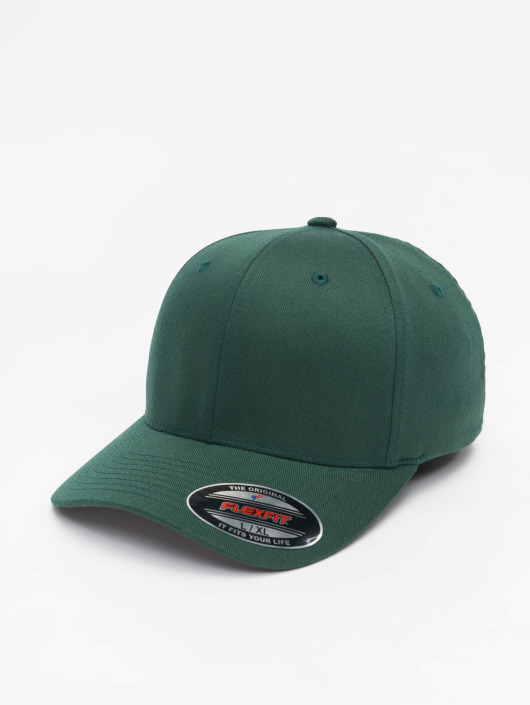 Flexfit Flexfitted Cap Wooly Combed in grün
