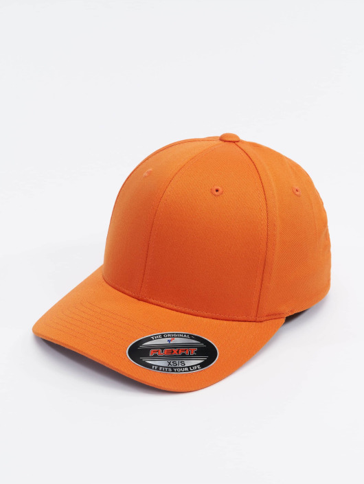 Flexfit Flexfitted Cap Wooly Combed in orange