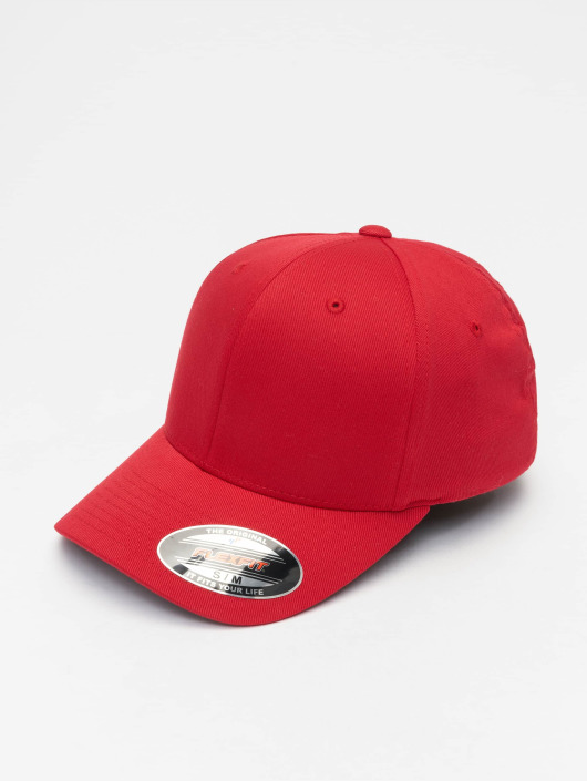 Flexfit Flexfitted Cap Wooly Combed in rot