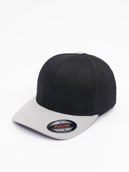 Flexfit Flexfitted Cap 2-Tone Wooly Combed schwarz