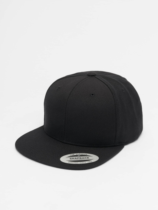 Flexfit Snapback Cap Classic schwarz