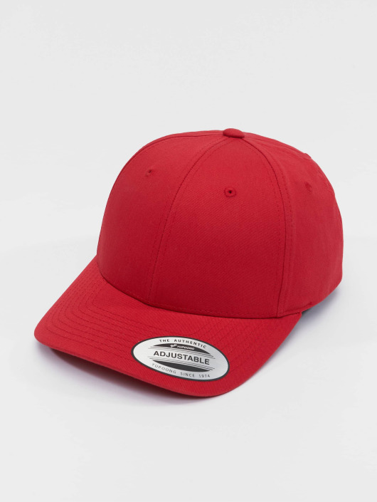 Flexfit Snapback Caps Curved Classic red