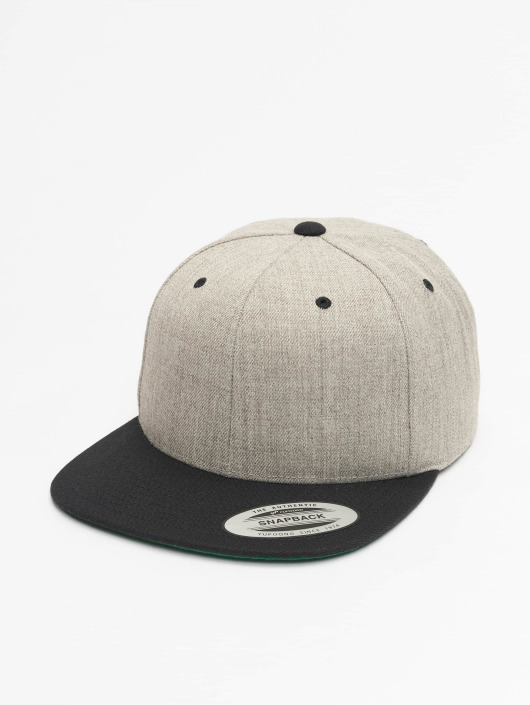 Flexfit Snapback Caps Classic Two Tone szary