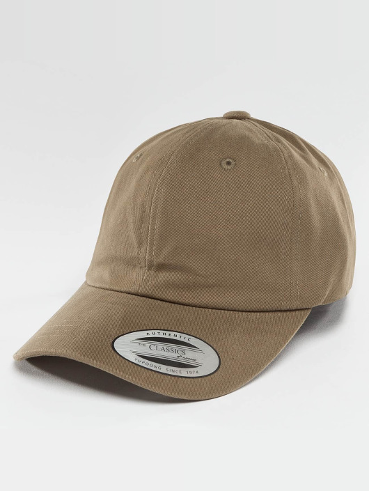 Flexfit Snapback Peached Cotton Twill Dad kaki