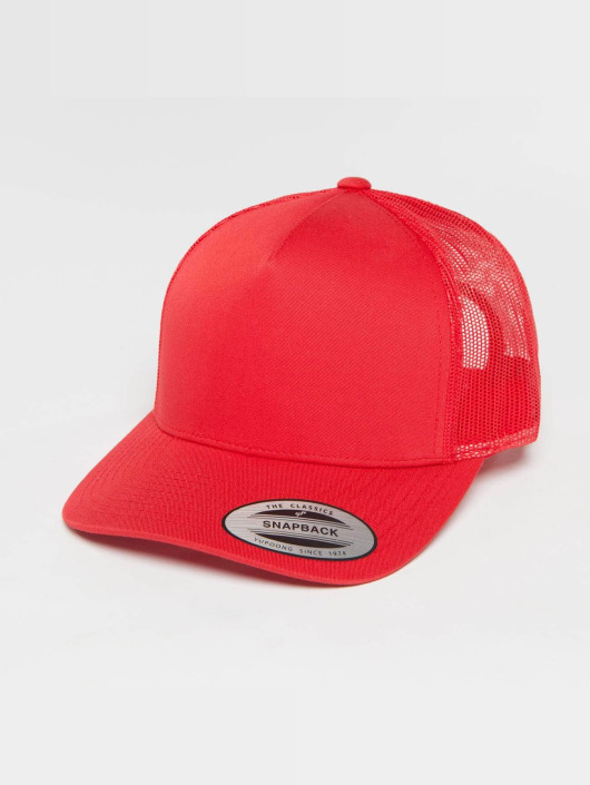 Flexfit Trucker Cap Retro in rot