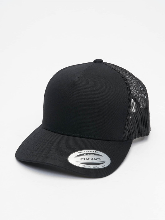 Flexfit Trucker Caps Retro czarny