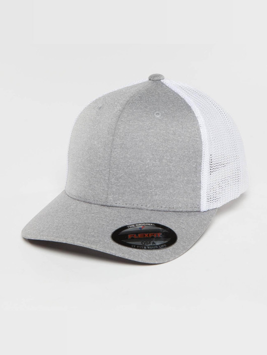 Flexfit Trucker Caps Melange grå