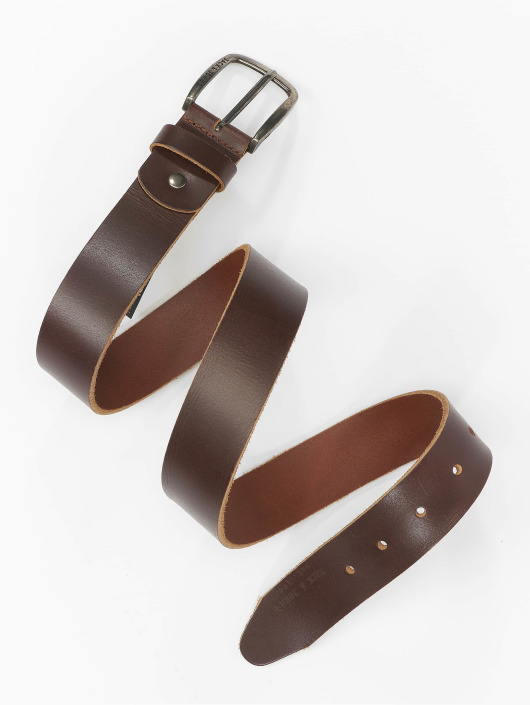 Jack & Jones Ceinture jjiPaul jjLeather brun