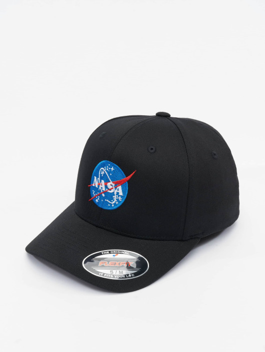 Mister Tee Flexfitted Cap NASA czarny