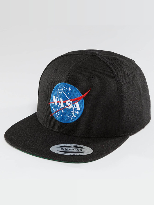 Mister Tee Snapback Caps NASA svart