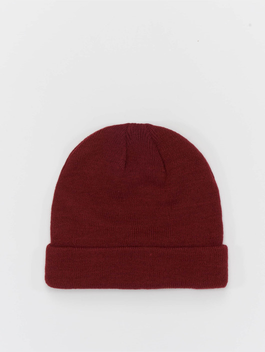 MSTRDS Beanie Short Cuff Knit in rot