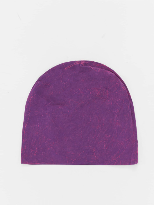 MSTRDS Bonnet Stonewashed Jersey pourpre
