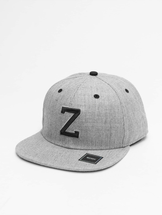 MSTRDS Casquette Snapback & Strapback Z Letter gris