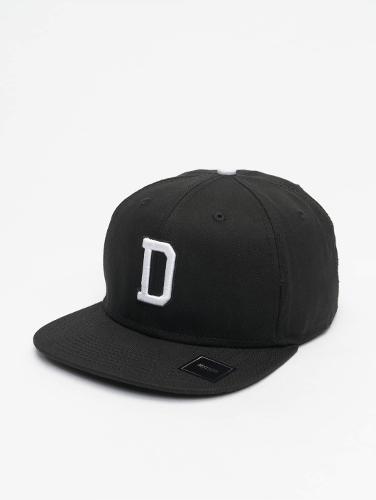 MSTRDS Casquette Snapback & Strapback D Letter noir