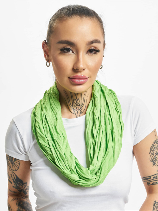 MSTRDS Echarpe Wrinkle Loop vert