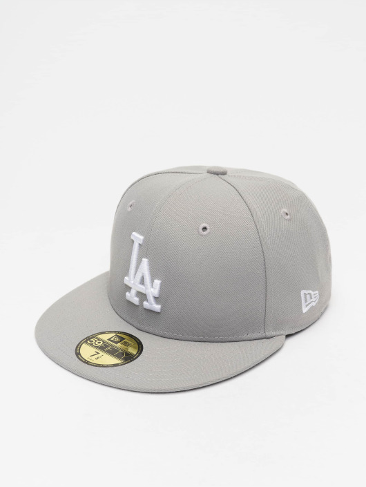 New Era Fitted Cap MLB Basic LA Dodgers 59Fifty grey
