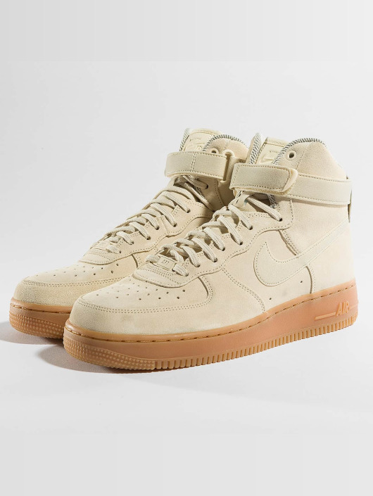 Nike | Air Force 1 Hi Se beige Femme Baskets 362635 Nike Baskets Air Force 1 Hi Se beige ...