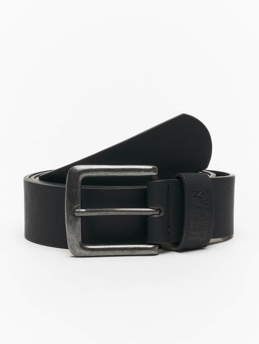 Urban Classics Belt Leather Imitation black