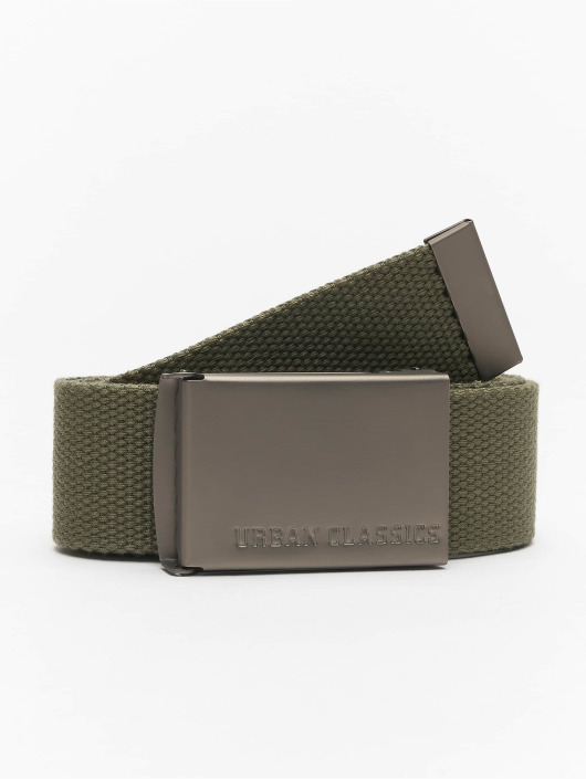 Urban Classics Belts Canvas oliven