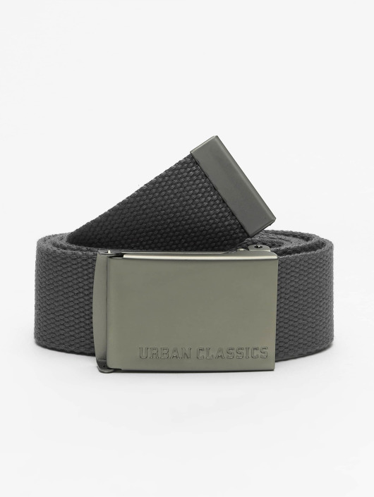 Urban Classics Gürtel Canvas grau