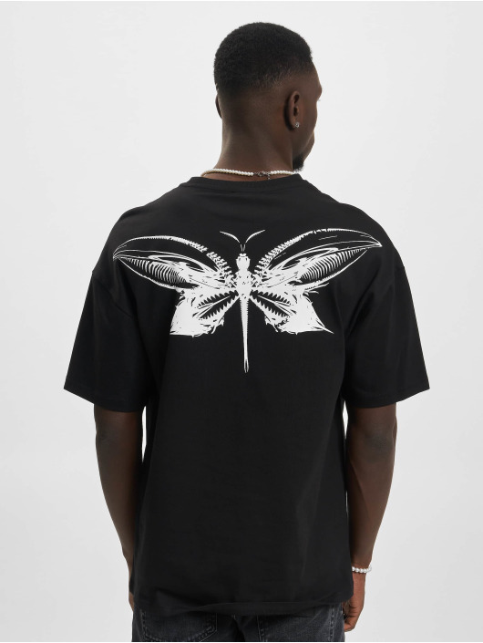 9N1M SENSE t-shirt Butterlfy zwart