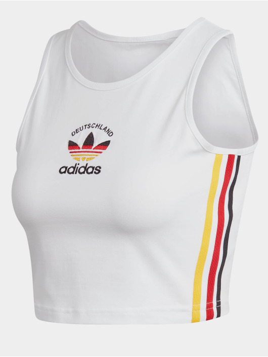 adidas Originals Hihattomat paidat Originals 3 Stripes valkoinen