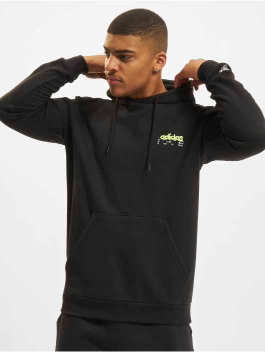 adidas Originals Herren Hoody Behind in schwarz