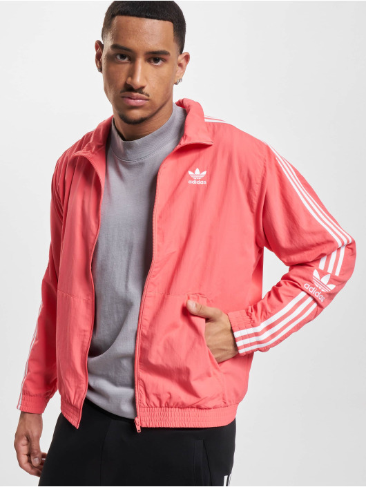 Adidas Originals Three Stripe Hooded Jacket Pink