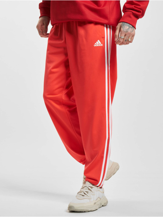 adidas Originals Pantalone ginnico 3 Stripes rosso