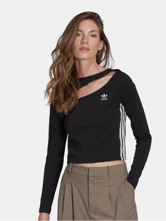 adidas Originals Pitkähihaiset paidat Originals Cut Out Top musta