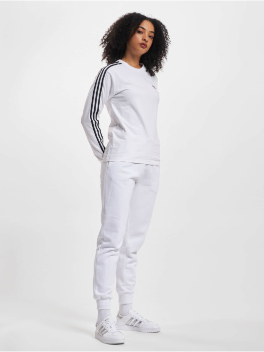 adidas Originals Pitkähihaiset paidat 3 Stripes valkoinen
