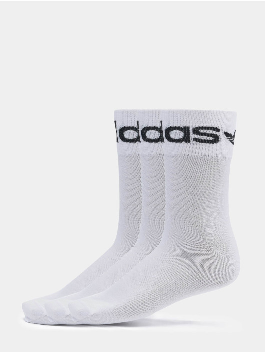 adidas Originals Ponožky Fold Cuff Crew bílý