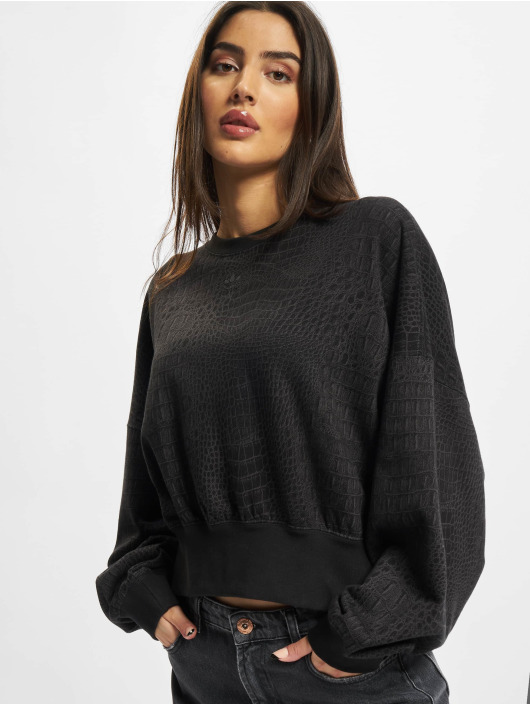 adidas Originals Damen Pullover Sweater in schwarz