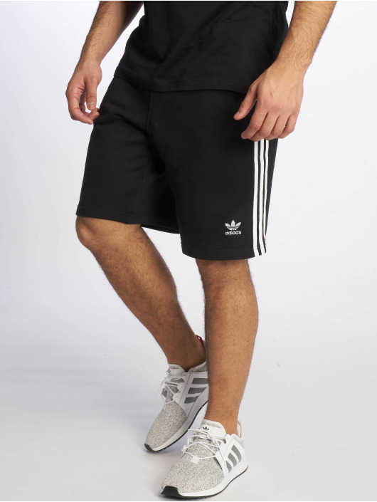 adidas originals 3 stripe shorts grey