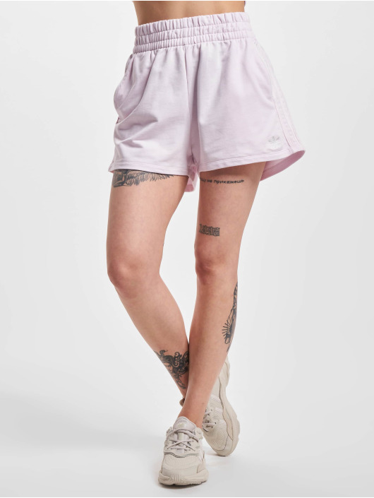 adidas Originals Short 3 Stripes pourpre
