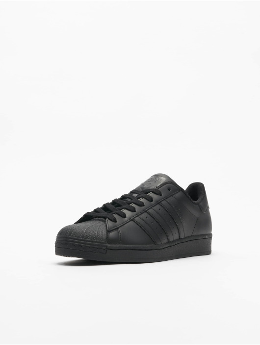 Invloed Wat is er mis silhouet adidas Originals schoen / sneaker Superstar in zwart 788127