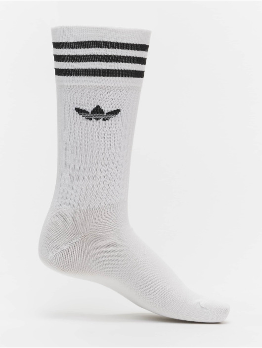 adidas socks crew white