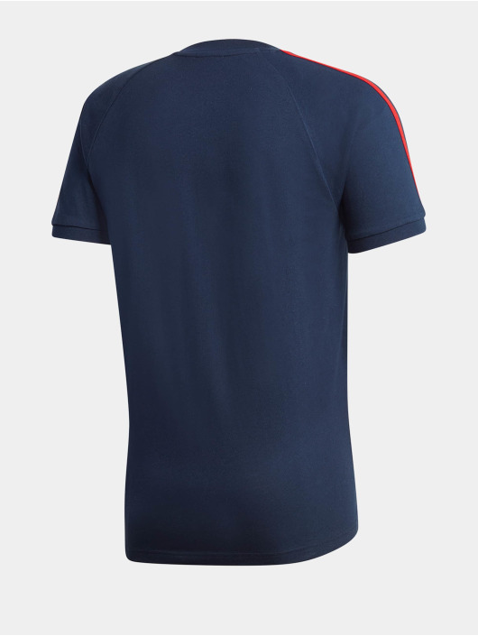 adidas Originals t-shirt 3 Stripes blauw
