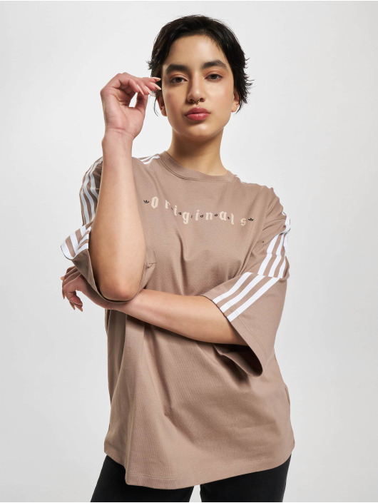 adidas Originals t-shirt Oversized bruin