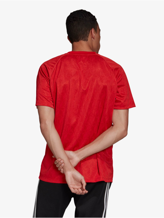 tee shirt adidas rouge homme