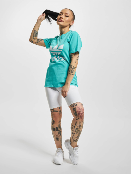adidas Originals t-shirt Trefoil turquois