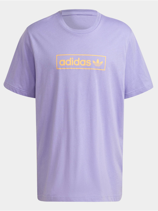 adidas Originals Herren T-Shirt Originals Linear Logo in violet