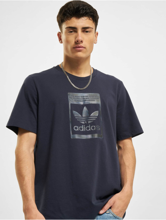 adidas Originals T-shirts Camo Infill blå