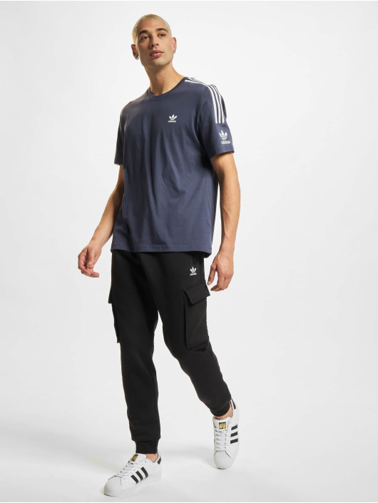 adidas Originals T-shirts Tech blå