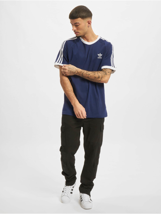 adidas Originals T-Shirty 3-Stripes niebieski