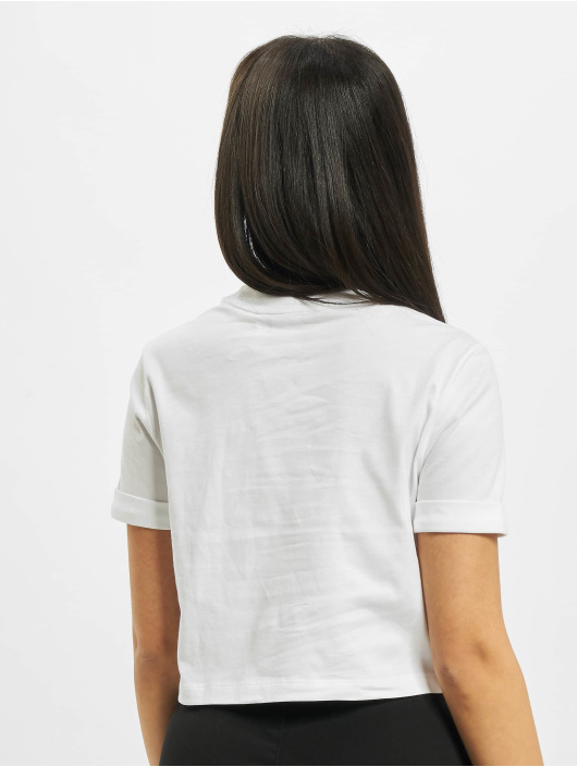 adidas Originals T-skjorter Crop hvit