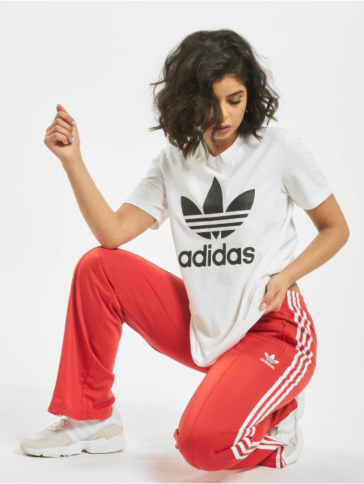 adidas Originals Tričká Trefoil biela